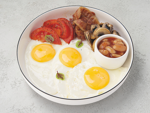 Сытный завтрак